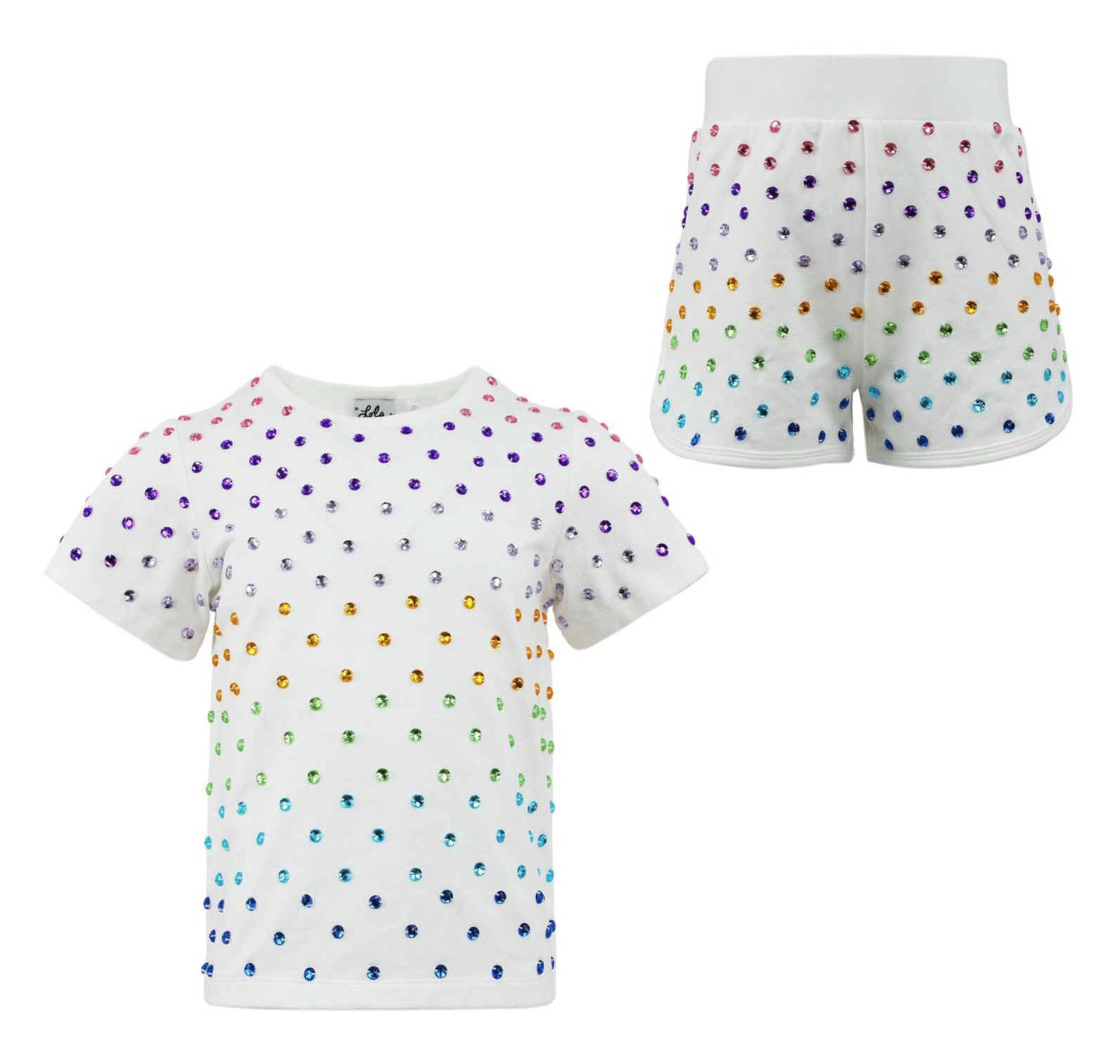 Lola & the Boys Shine Bright Gem Short Set