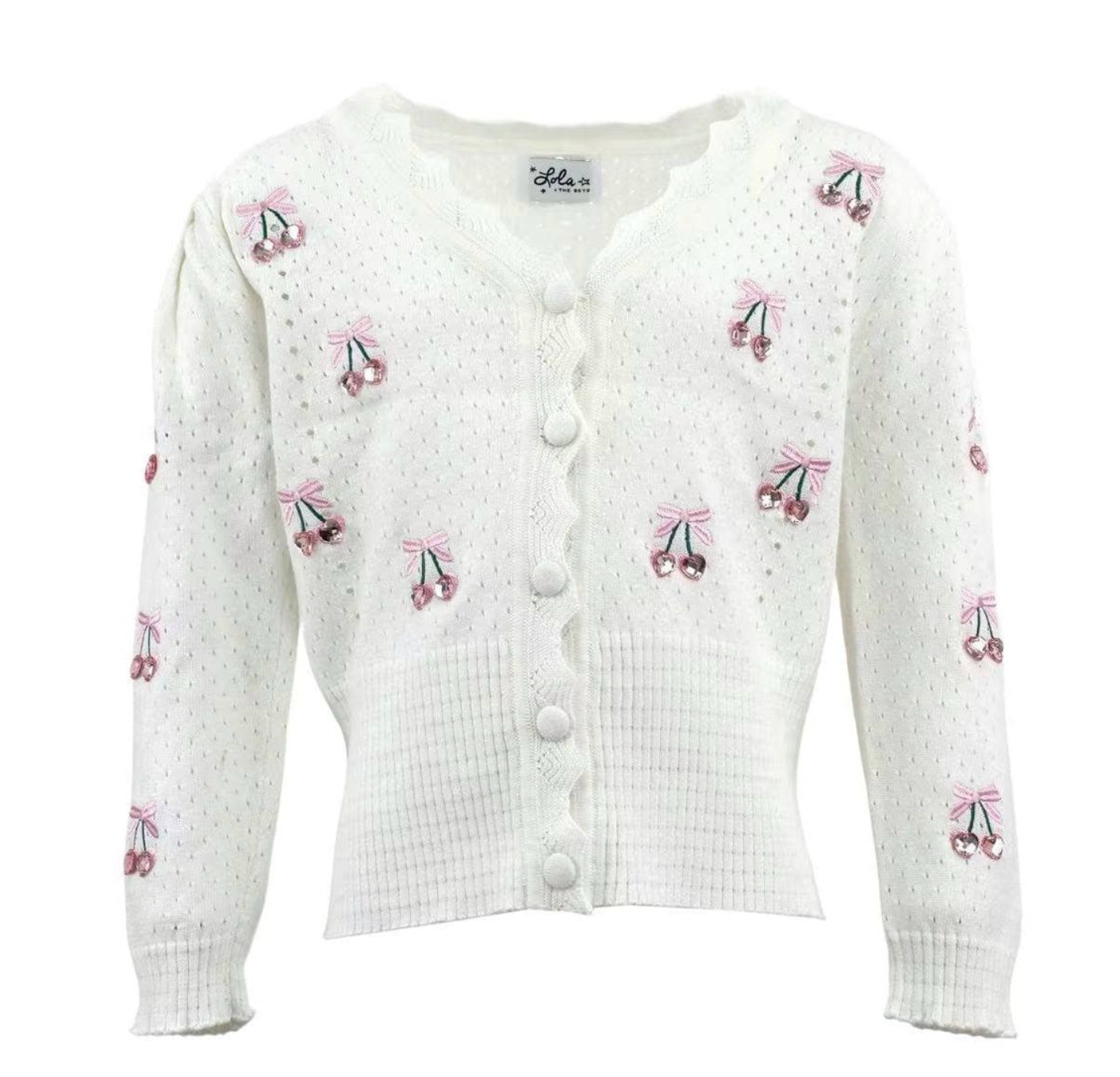 Lola & the Boys  Cherry on Top Cardigan