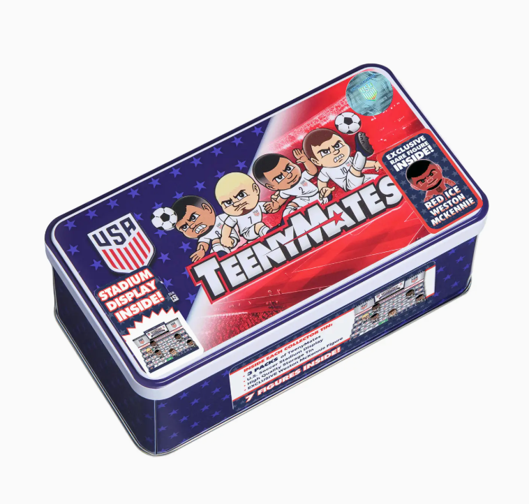 Teenymates USA Mens Soccer Tin