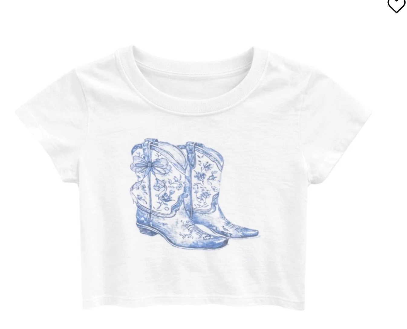 Katie J Bow & Boots Baby Tee