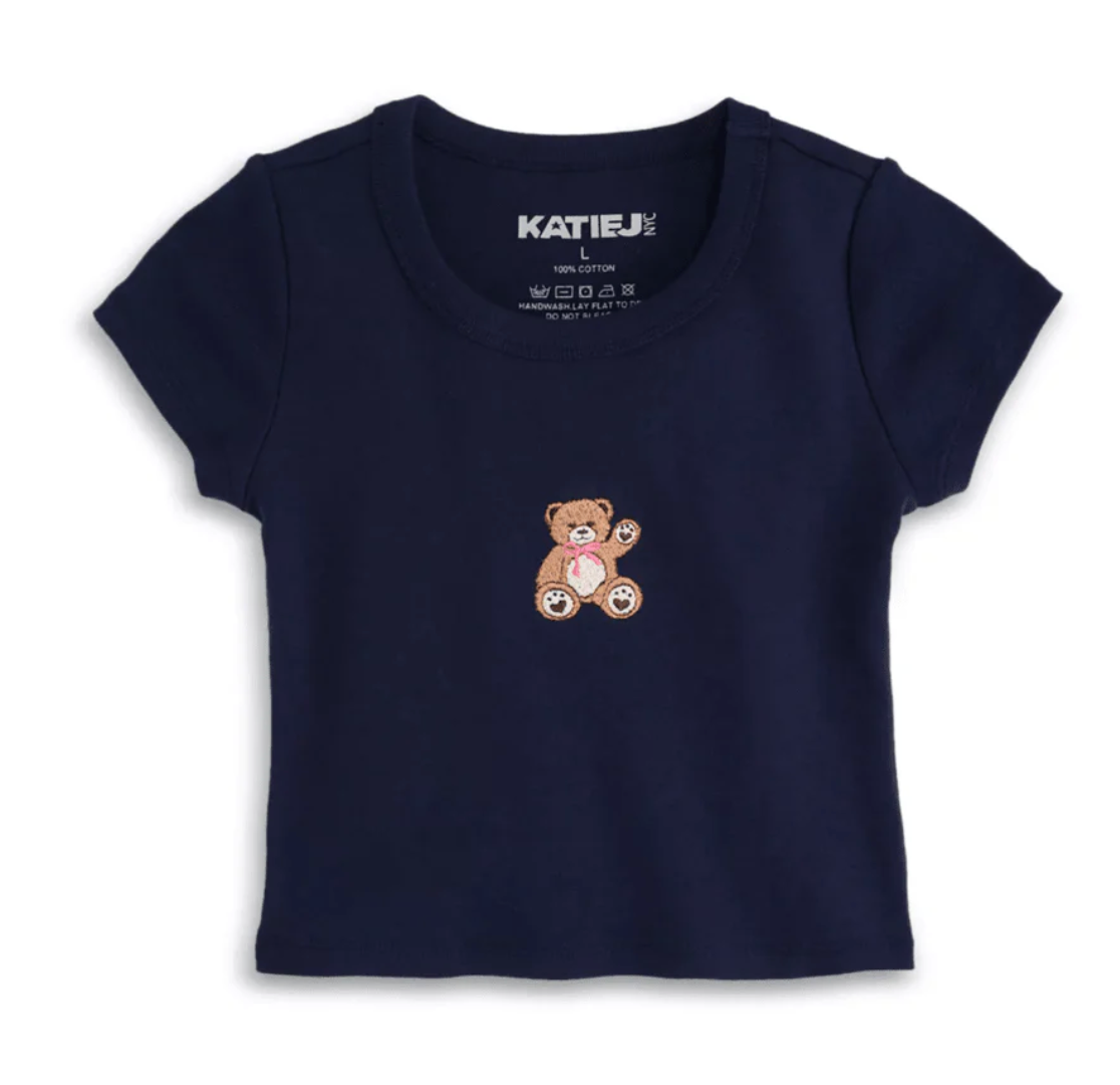 Katie J Teddy Bear Baby Tee