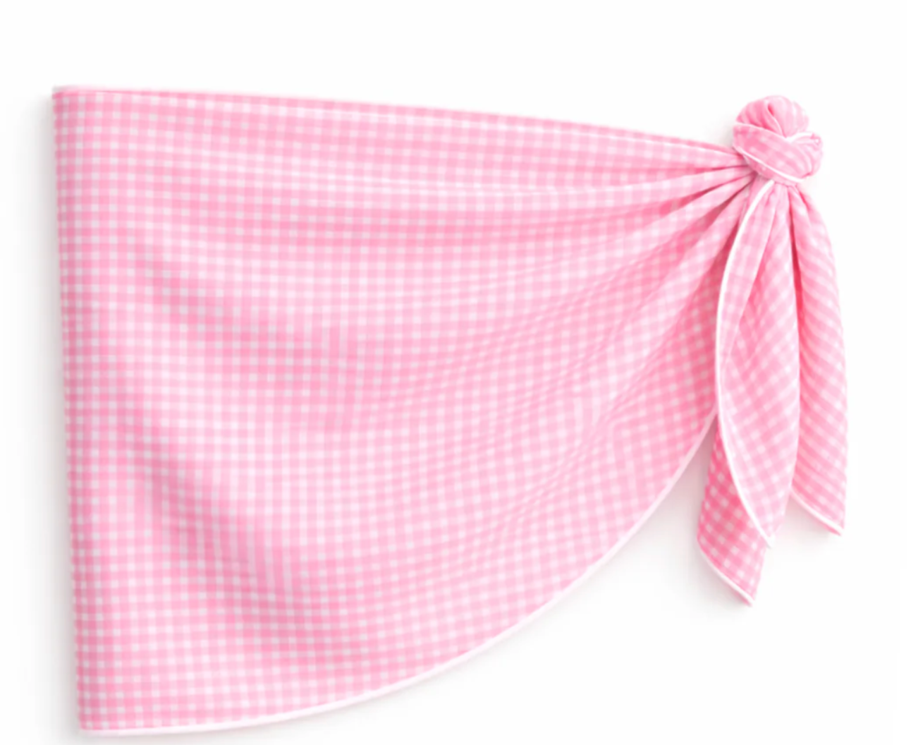 Katie J Coral Gingham Sarong