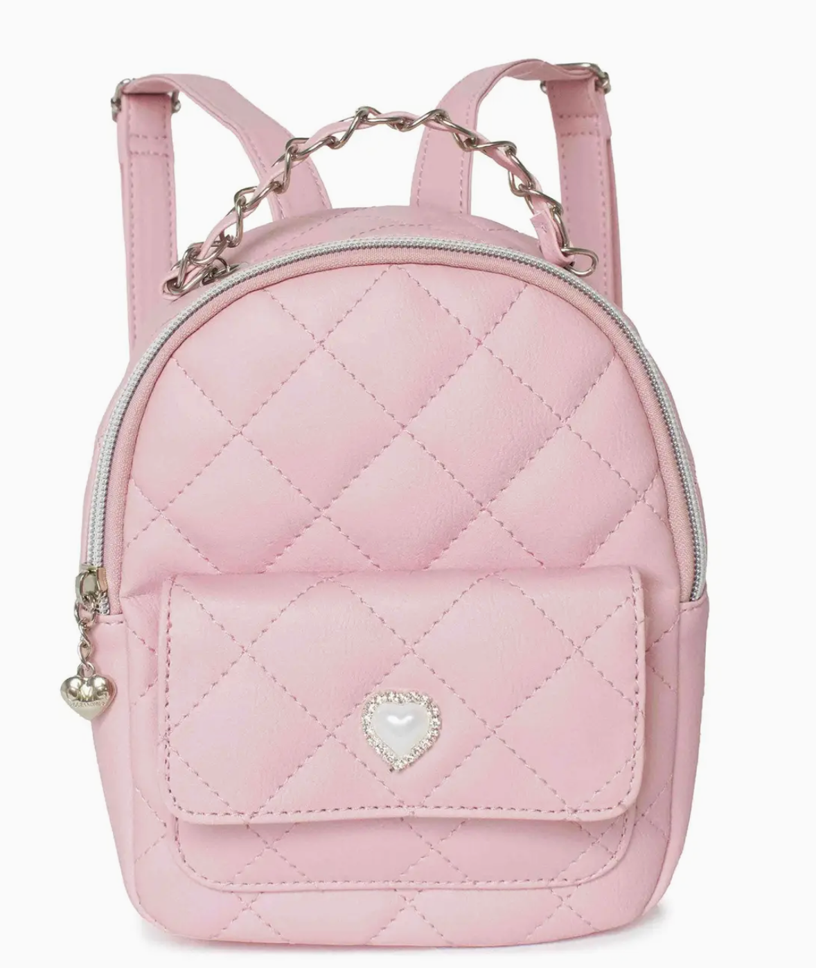 Pearl Quilted Mini Backpack