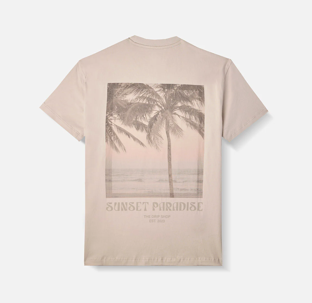 Drip Palm Paradise Tee