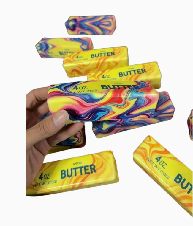 Tie Dye Butter Squishy