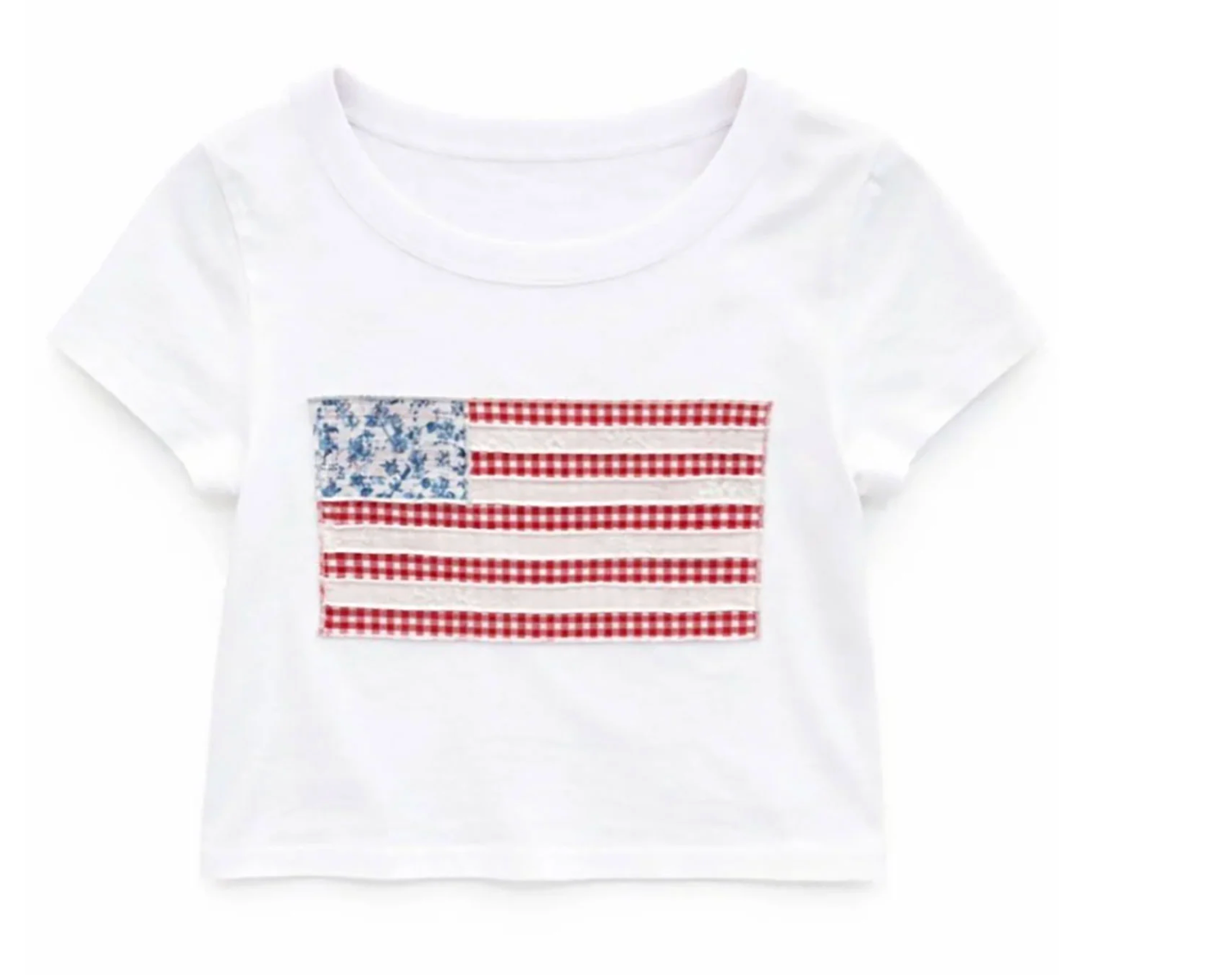 Katie J Flag Patch Tee
