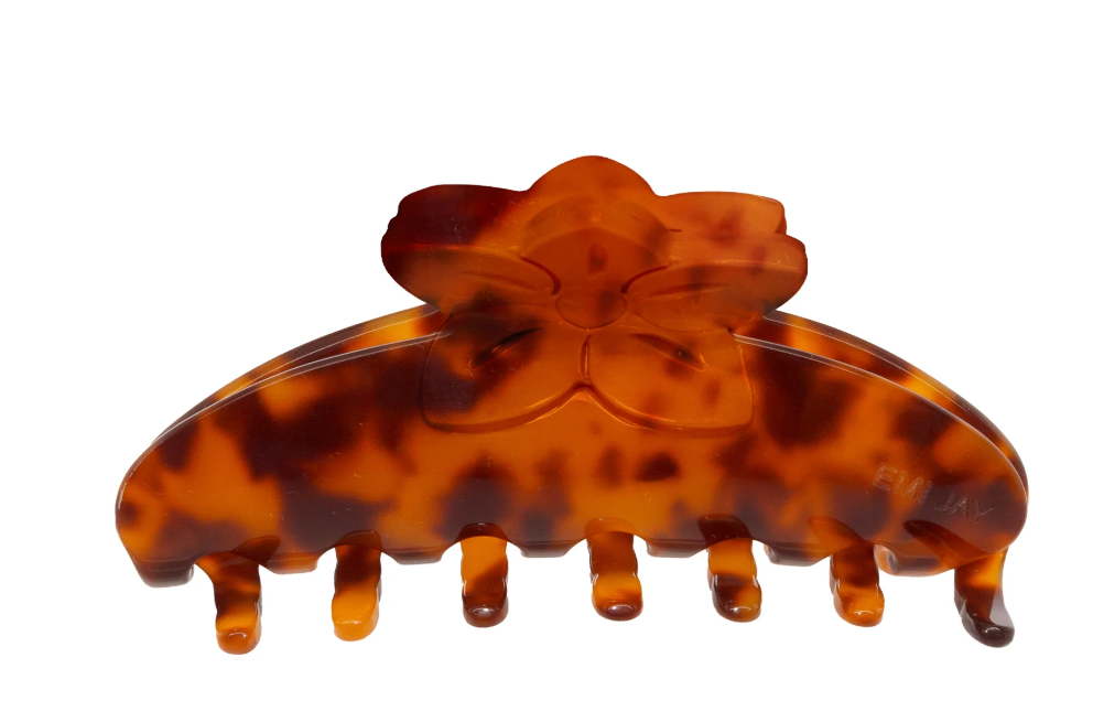 Emi Jay Big Effing Clip Tortoise Hibiscus