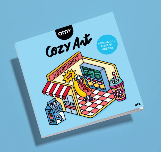 OMY Cozy Art Coloring Book