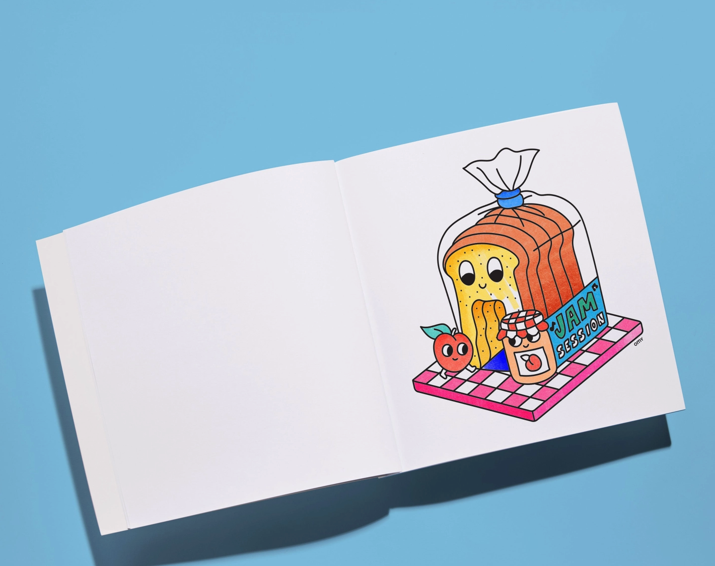 OMY Cozy Art Coloring Book