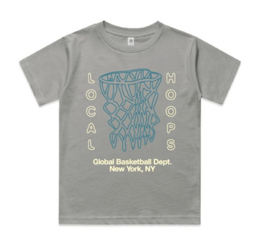 Local Hoops Storm Global Basketball Dept. Tee