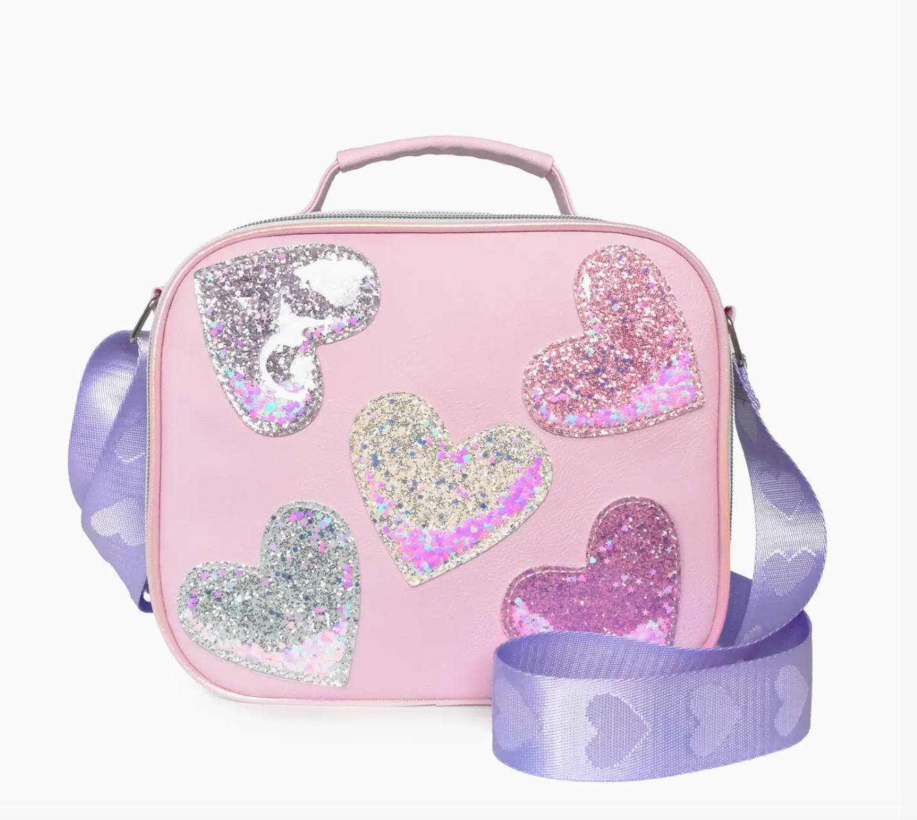 Confetti Hearts Lunch Bag