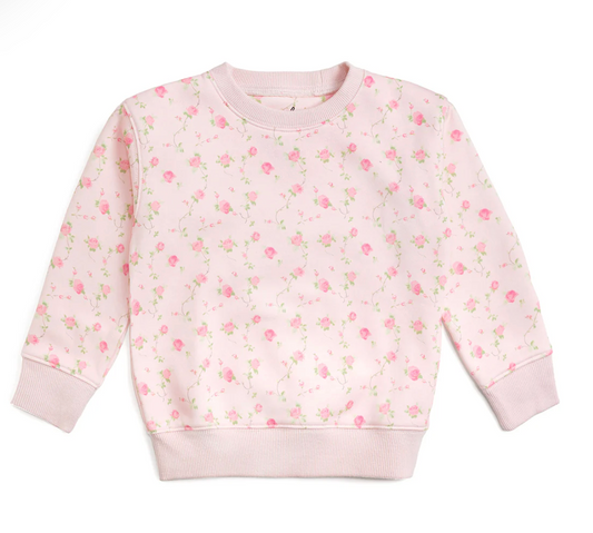 Sweet Wink Pink Rose Sweat Set