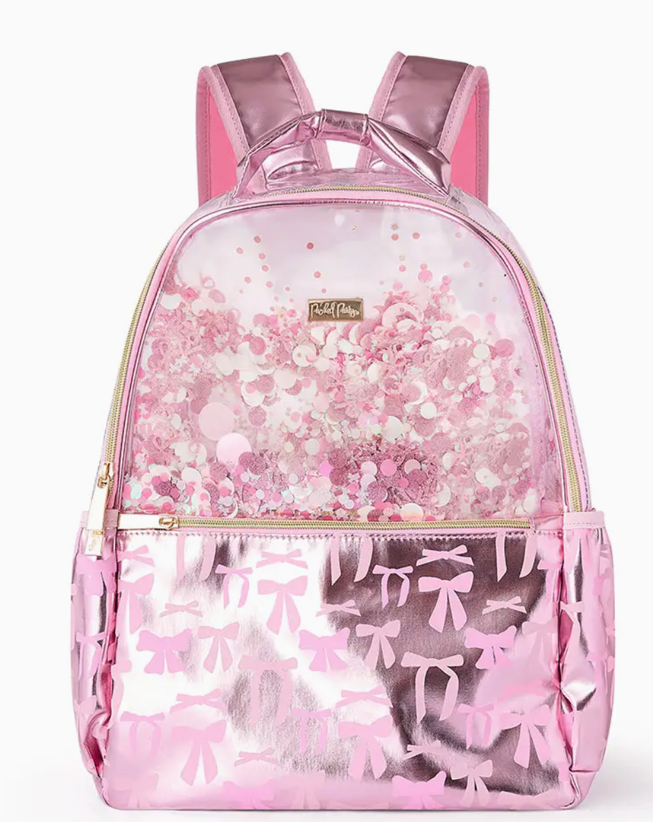 Pink Bows & Confetti Backpack