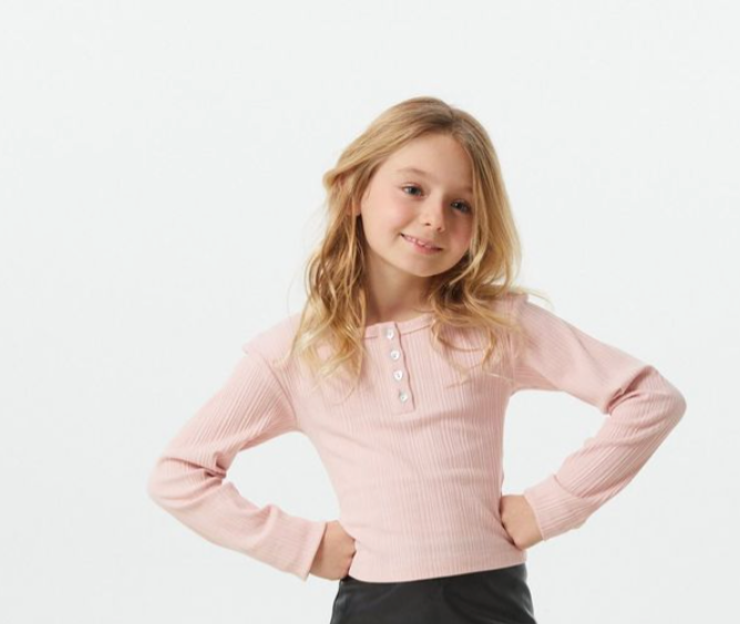 Theme NYC Savi Pink Henley