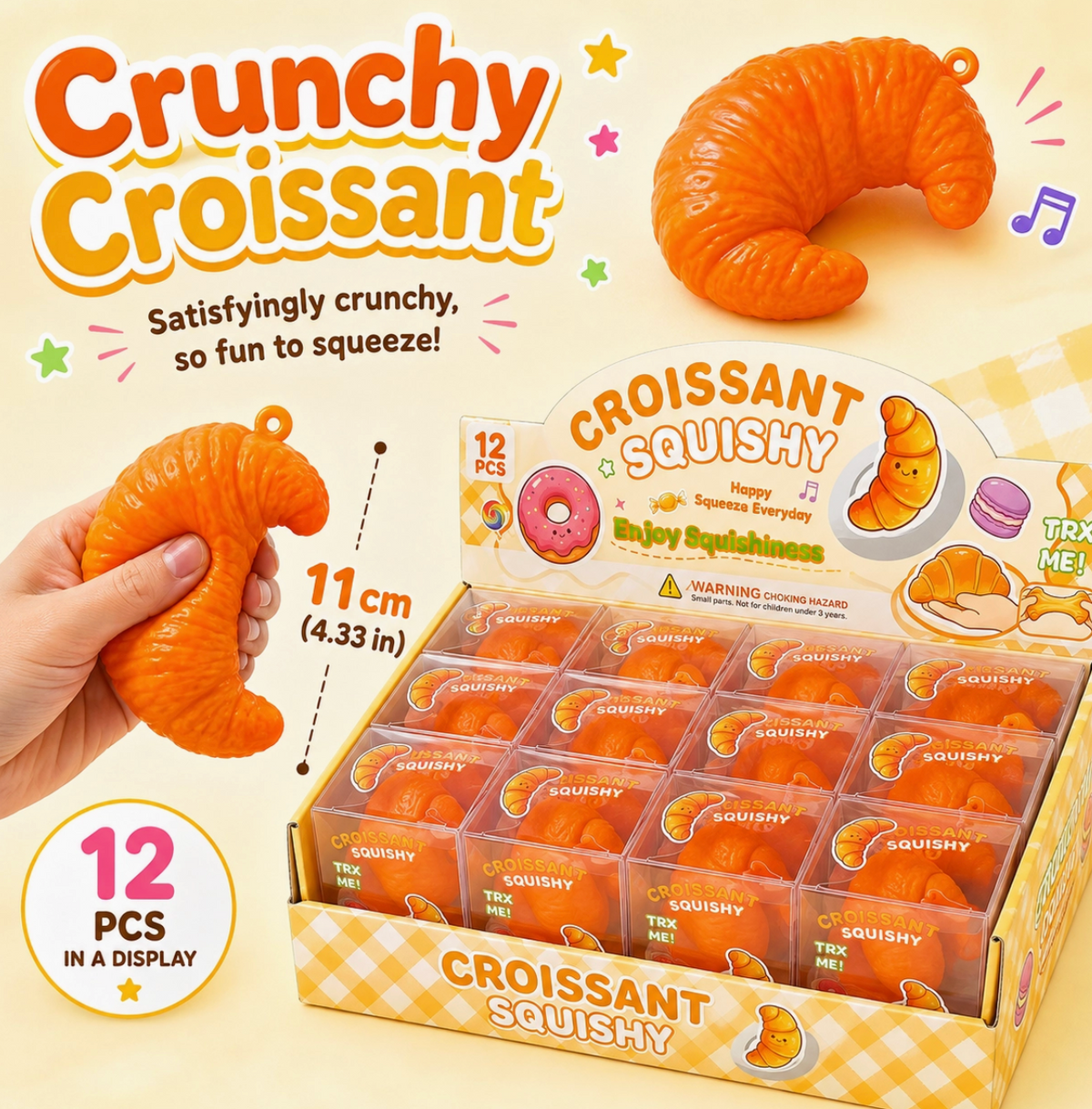 Crunchy Croissant Squishy