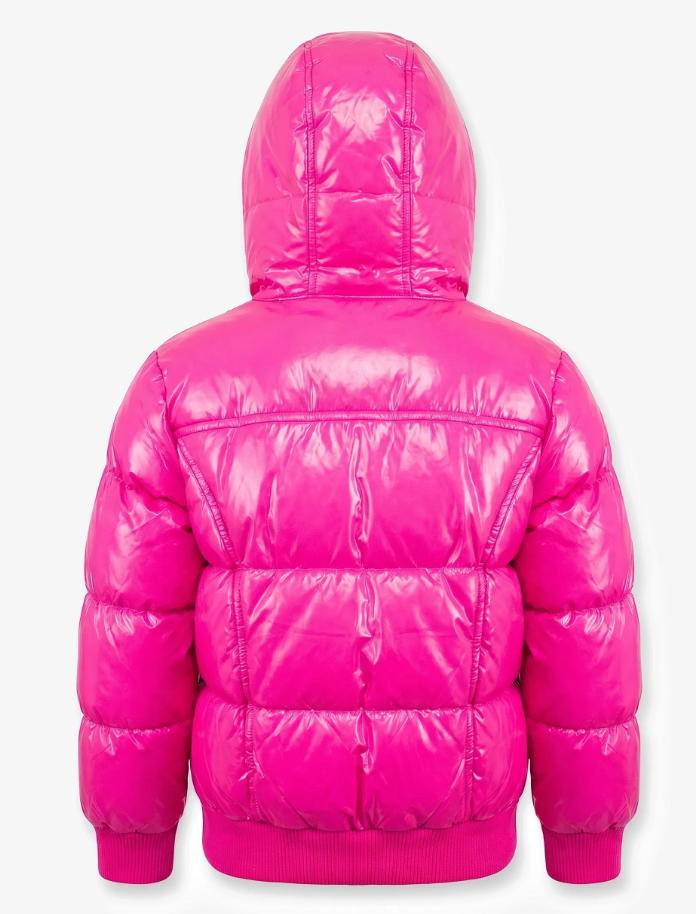Appaman Pink Glitter Puffy Coat
