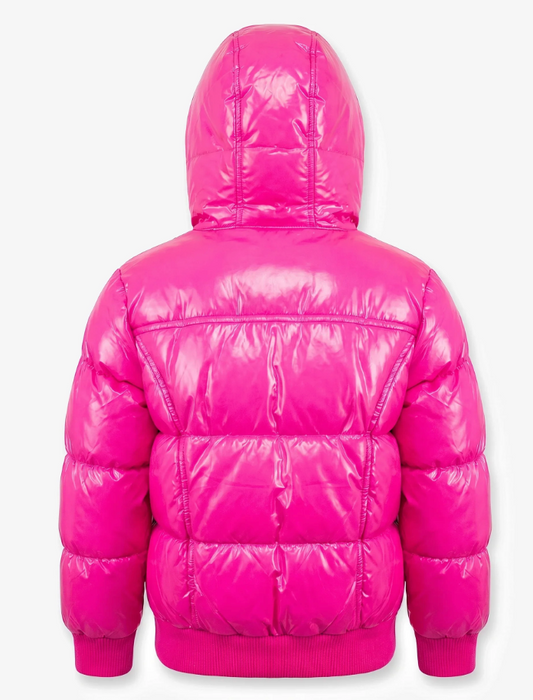 Appaman Pink Glitter Puffy Coat