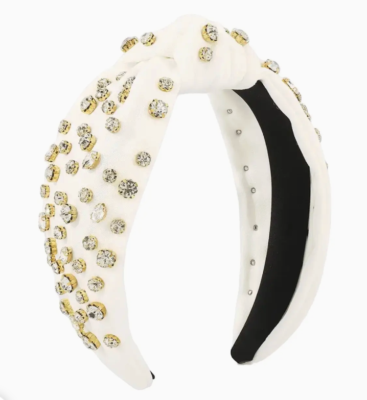 Rhinestone Knot Headband
