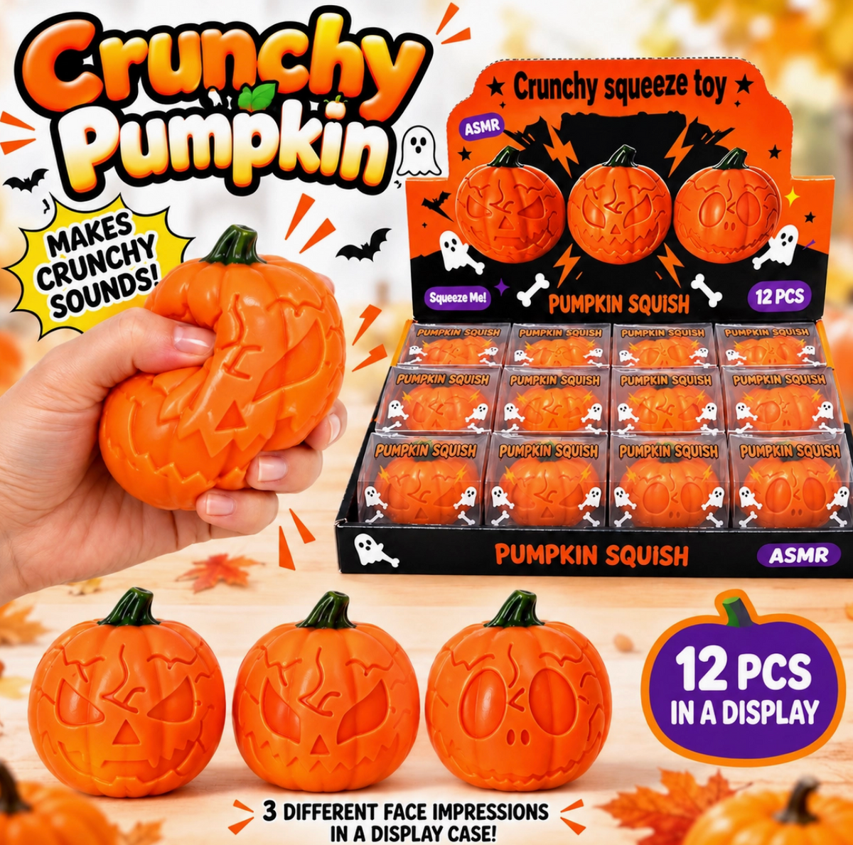 Crunchy Pumpkin Squishy