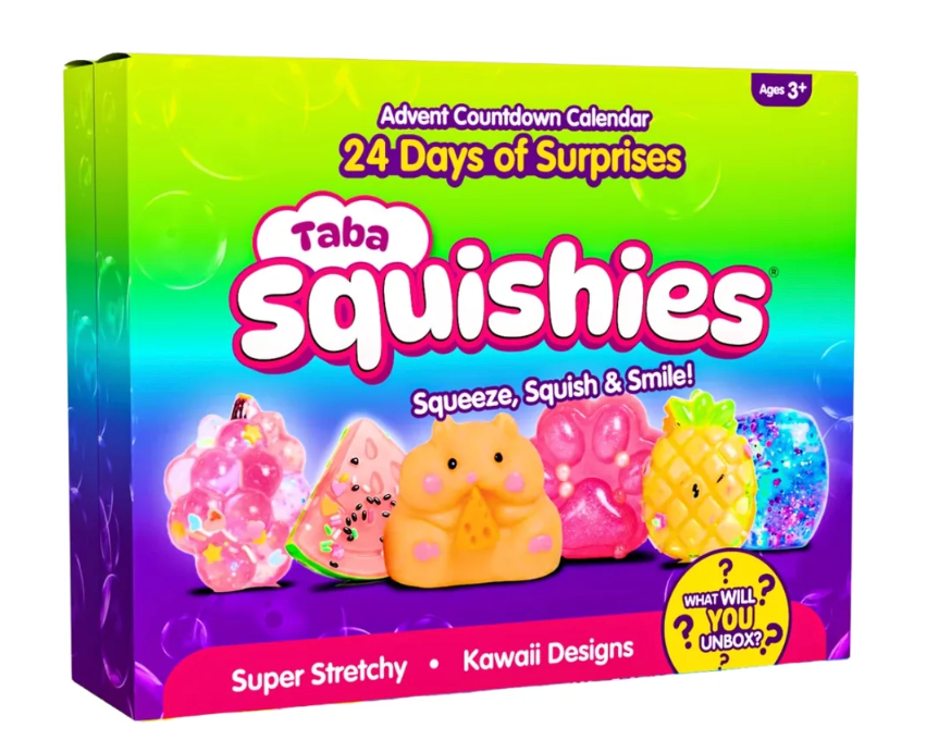 Taba Squishies Fidget Toys 24-Day Advent Calendar