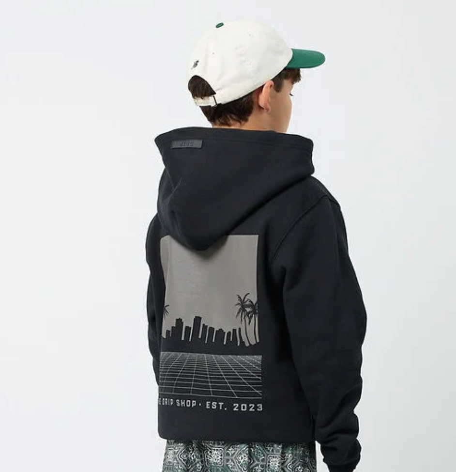 Drip Coastal Skyline Graphic Hoodie