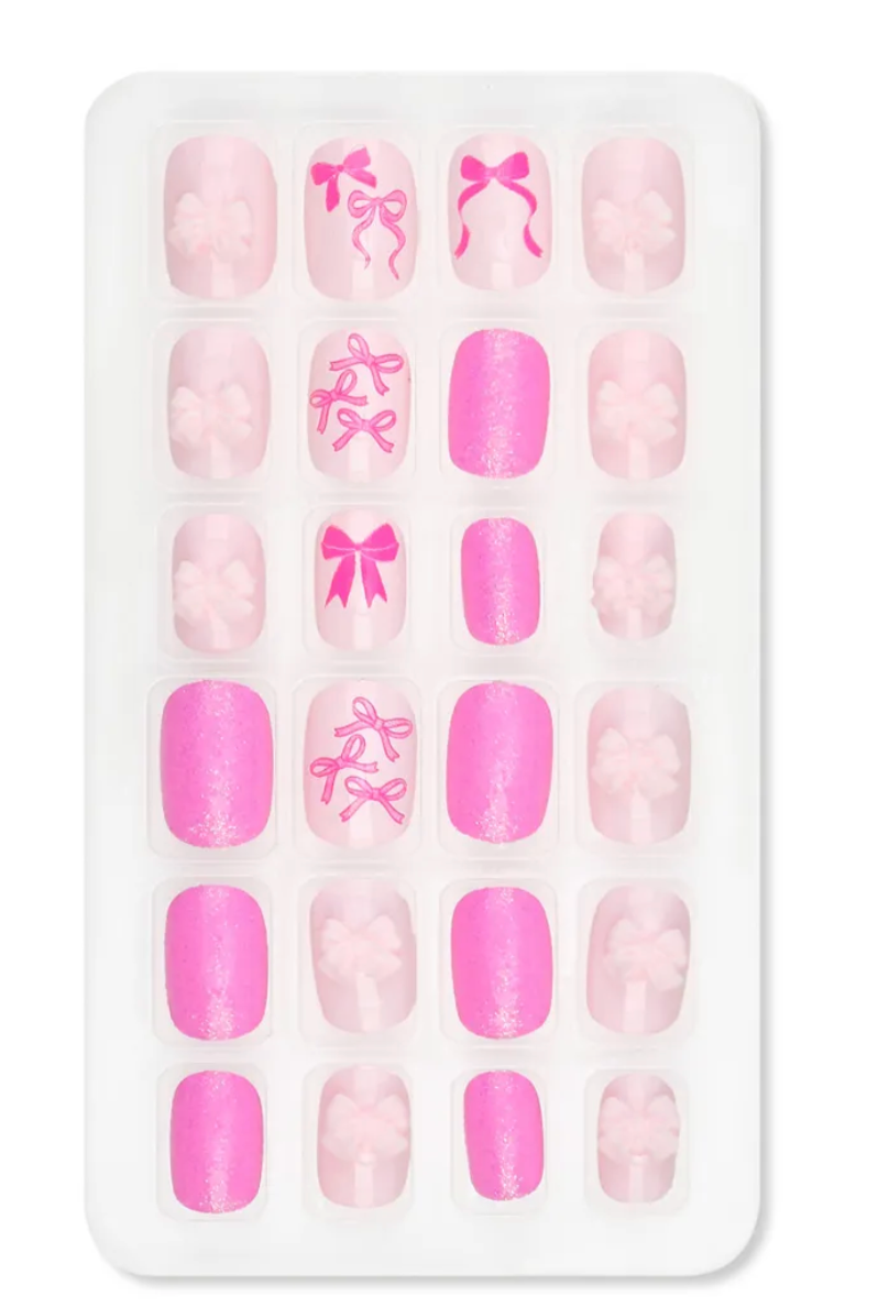Iscream Bow Press On Nails