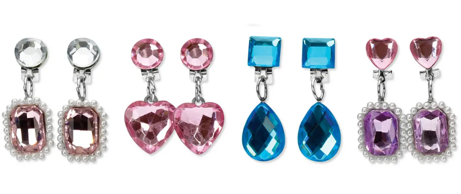 Iscream You're A Gem Clip On Earring Set