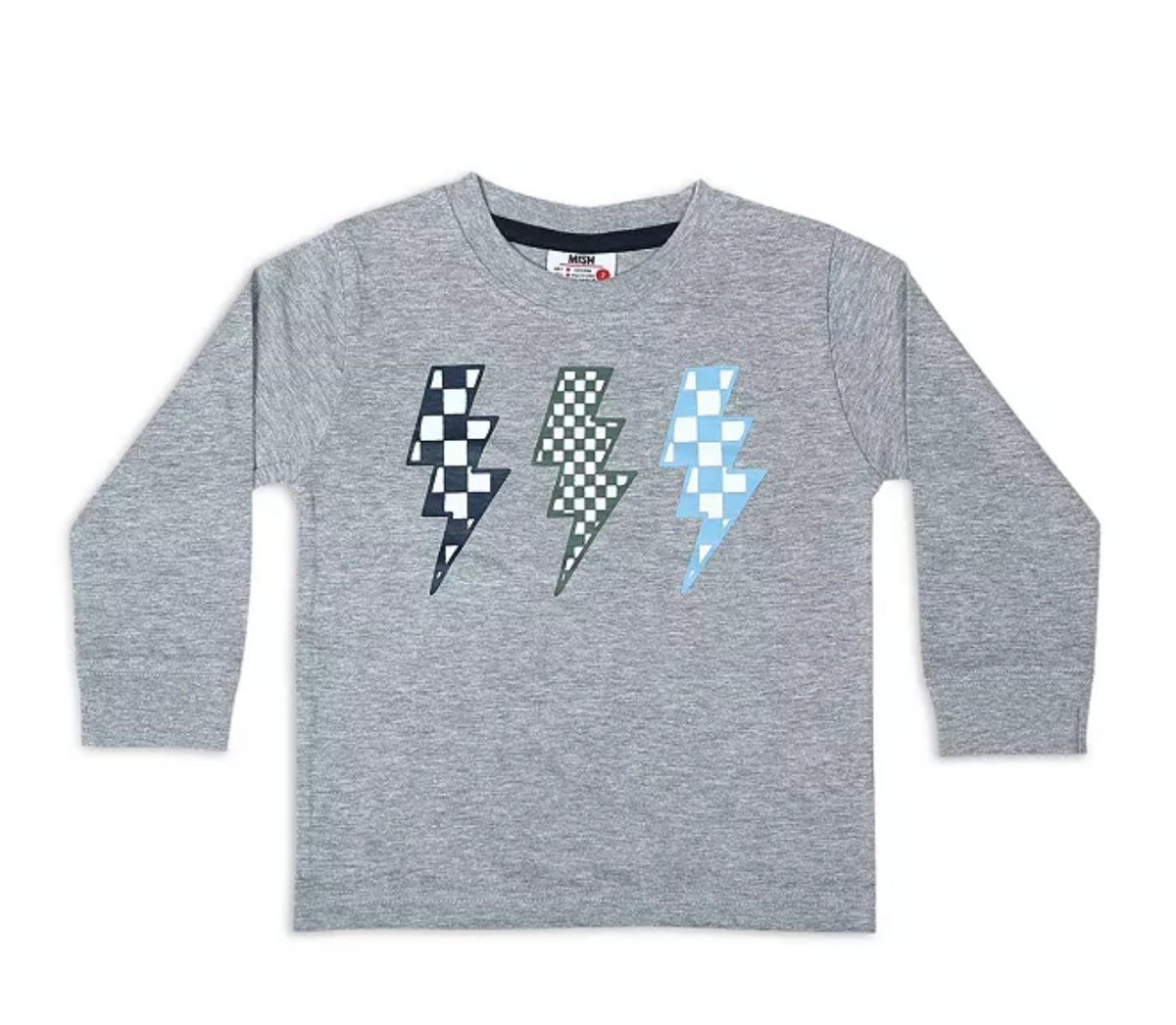 Mish Check Bolts L/S Tee