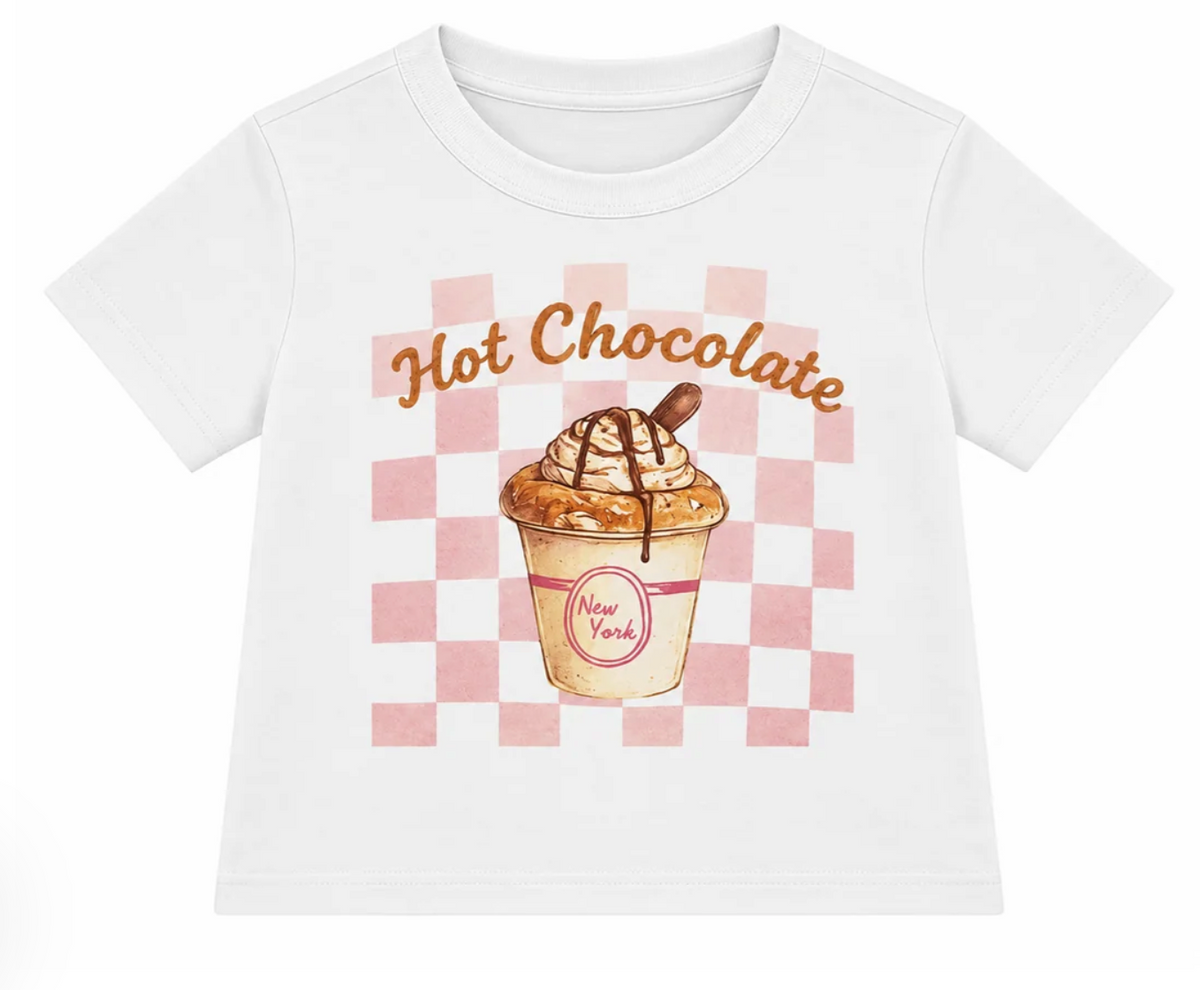 Katie J Hot Chocolate Boxy Baby Tee