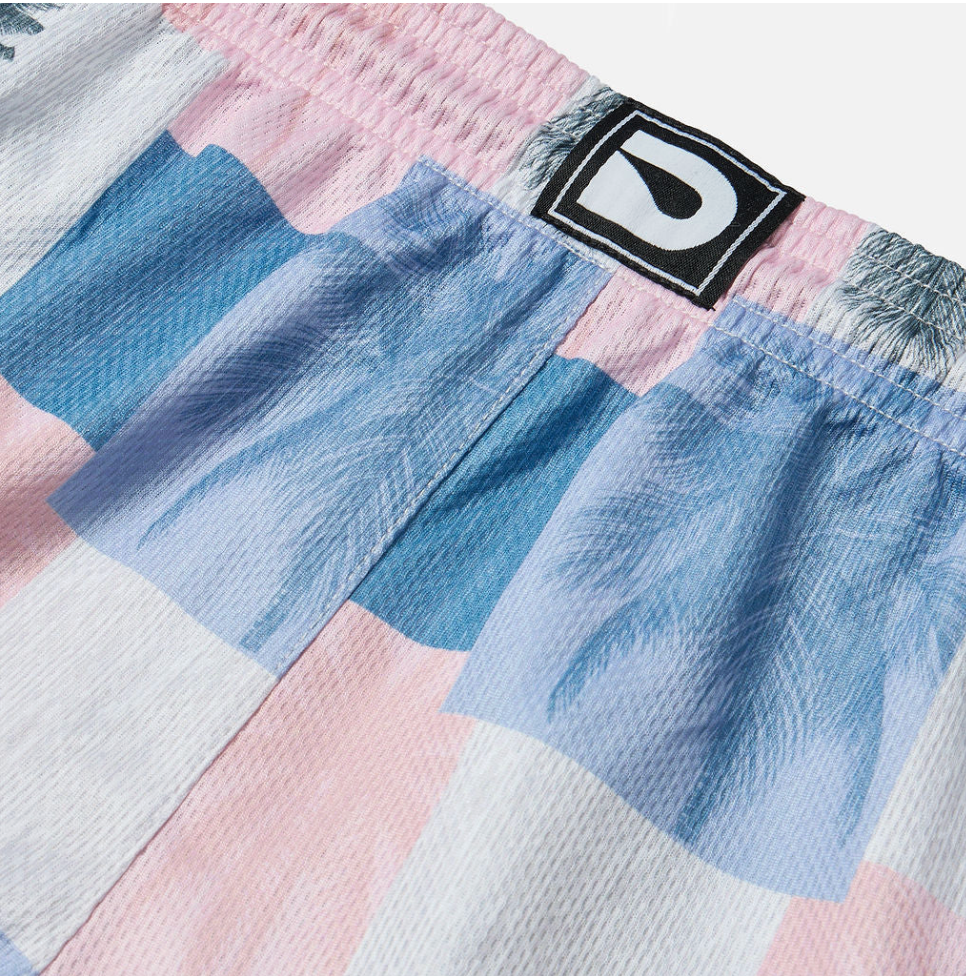 Drip Palm Patchwork Shorts