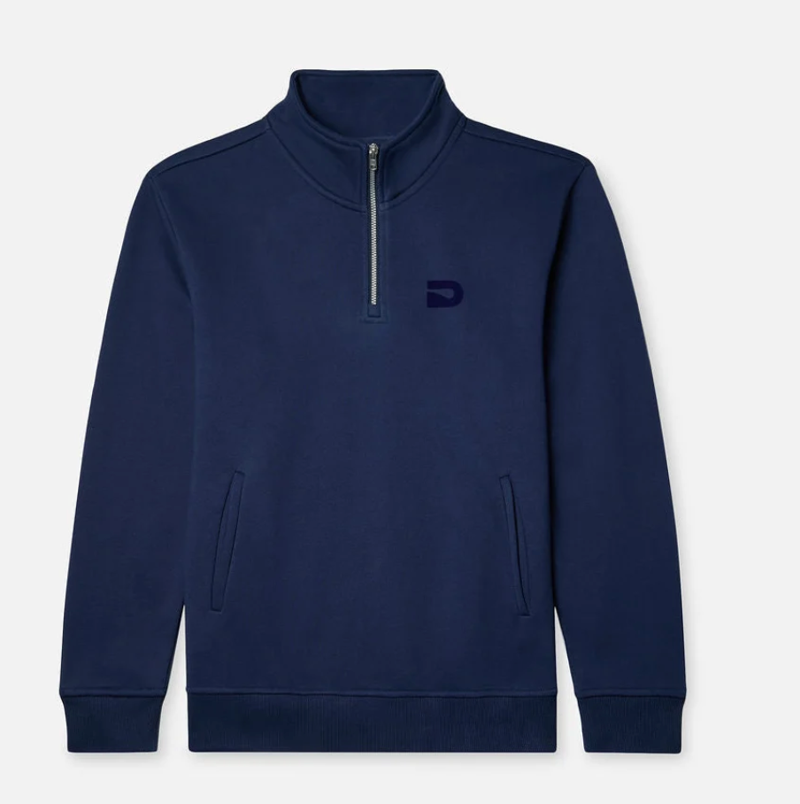Drip Quarter Zip Navy Sweatshirt