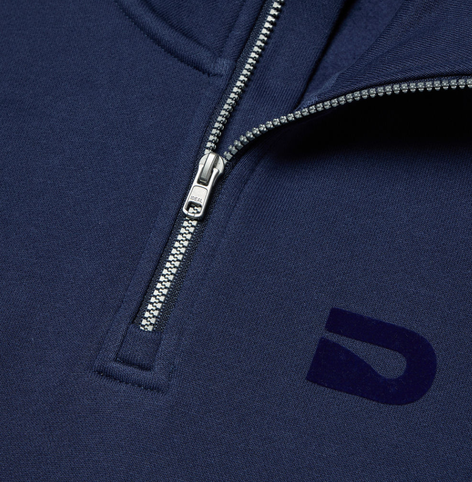 Drip Quarter Zip Navy Sweatshirt