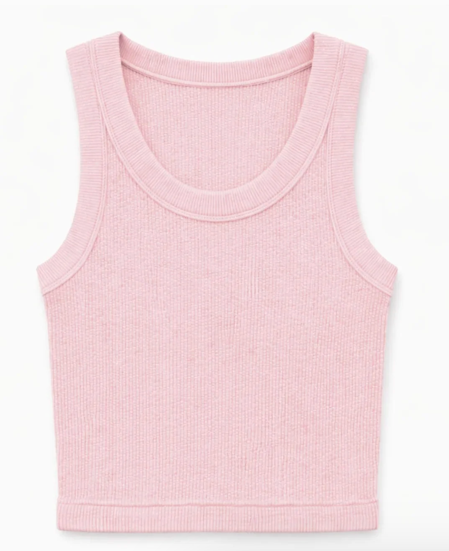 Katie J Astrid Tank- Pale Pink