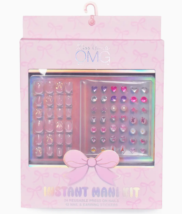 OMG Bow Press On Nail Kit w/ Stickers