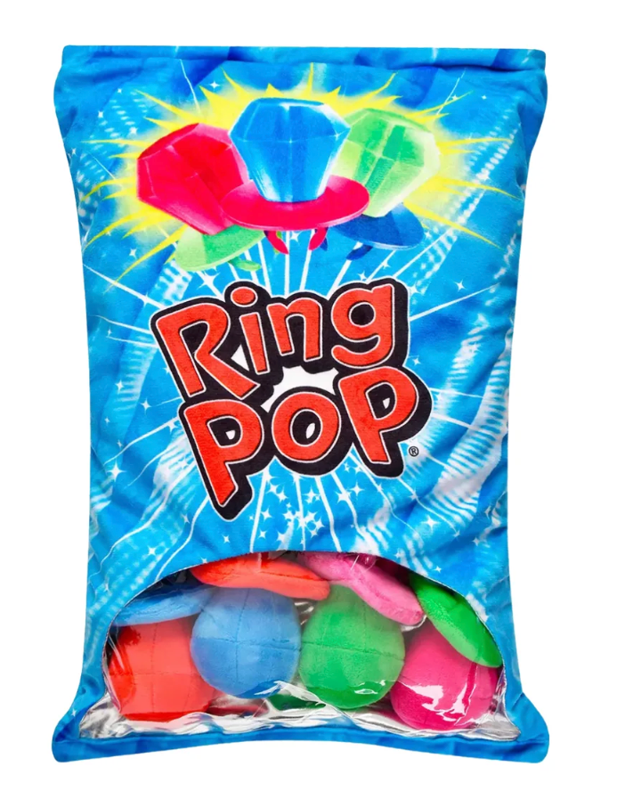 Iscream Ring Pop Package Plush Pillow