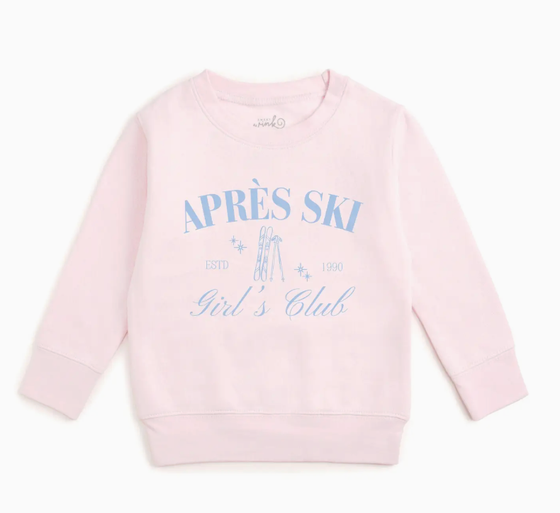 Sweet Wink Apres Ski Girl's Club Sweatshirt