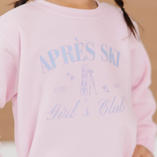 Sweet Wink Apres Ski Girl's Club Sweatshirt