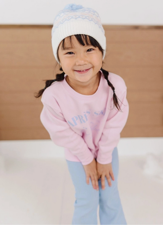 Sweet Wink Powder Blue Flare Legging