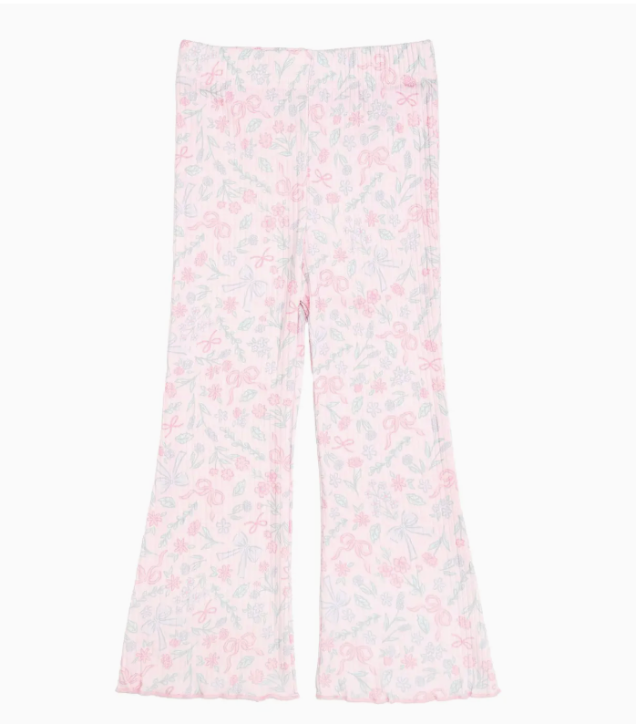 Sweet Wink Bow & Bloom Sweatshirt/Pants Set
