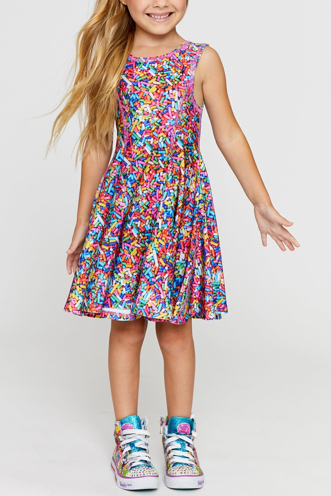 Terez Rainbow Sprinkles Dress