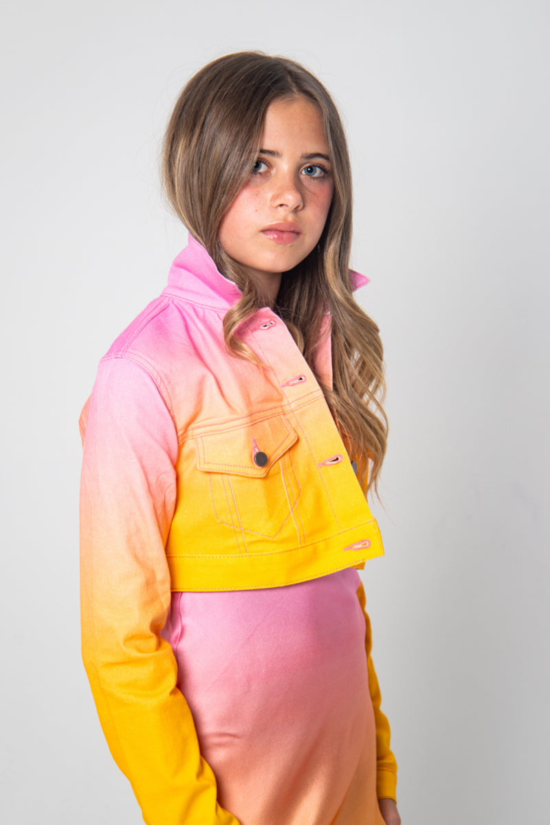 The Crosby Cropped Denim Jacket