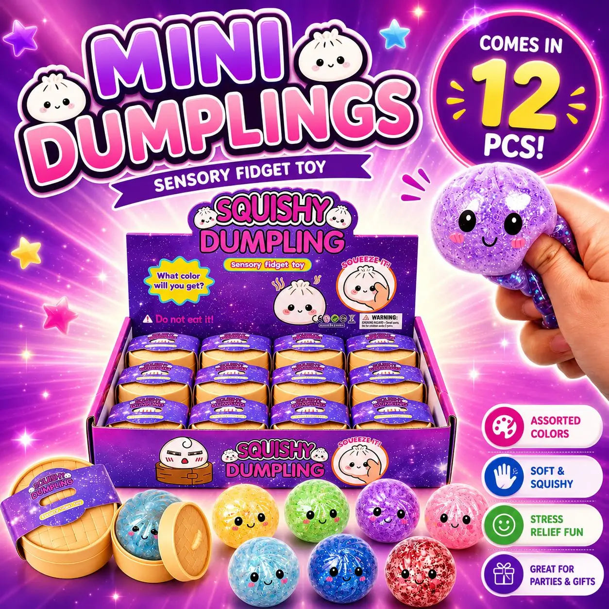 Mini Dumplings – Glitter Edition