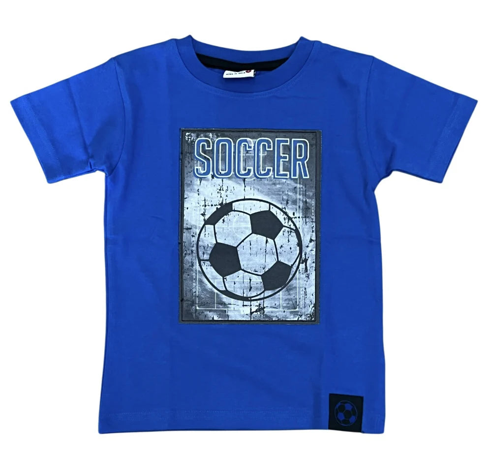 Mish Cobalt Soccer Square Tee