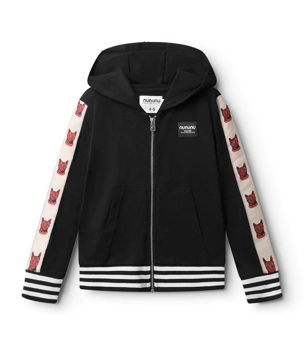 NUNUNU Cool Cat Zip Hoodie