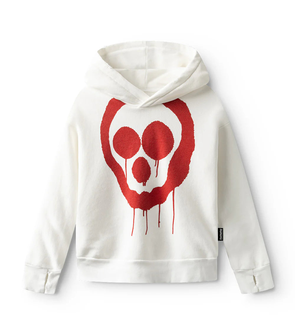 Nununu Droopy Skull Hoodie