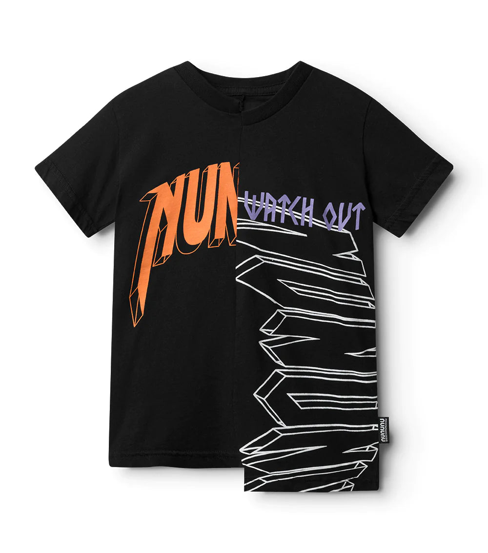 NUNUNU Unbalanced Tee Shirt