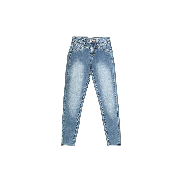 Tractr High Rise Yoke Skinny Jean