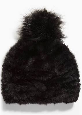 Faux Fur Pom Pom Hat