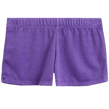 FBZ Purple Mesh Flutter Shorts
