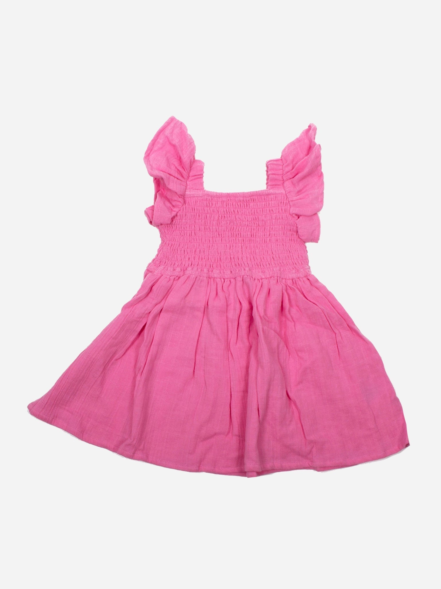 Smocked Gauze Dress